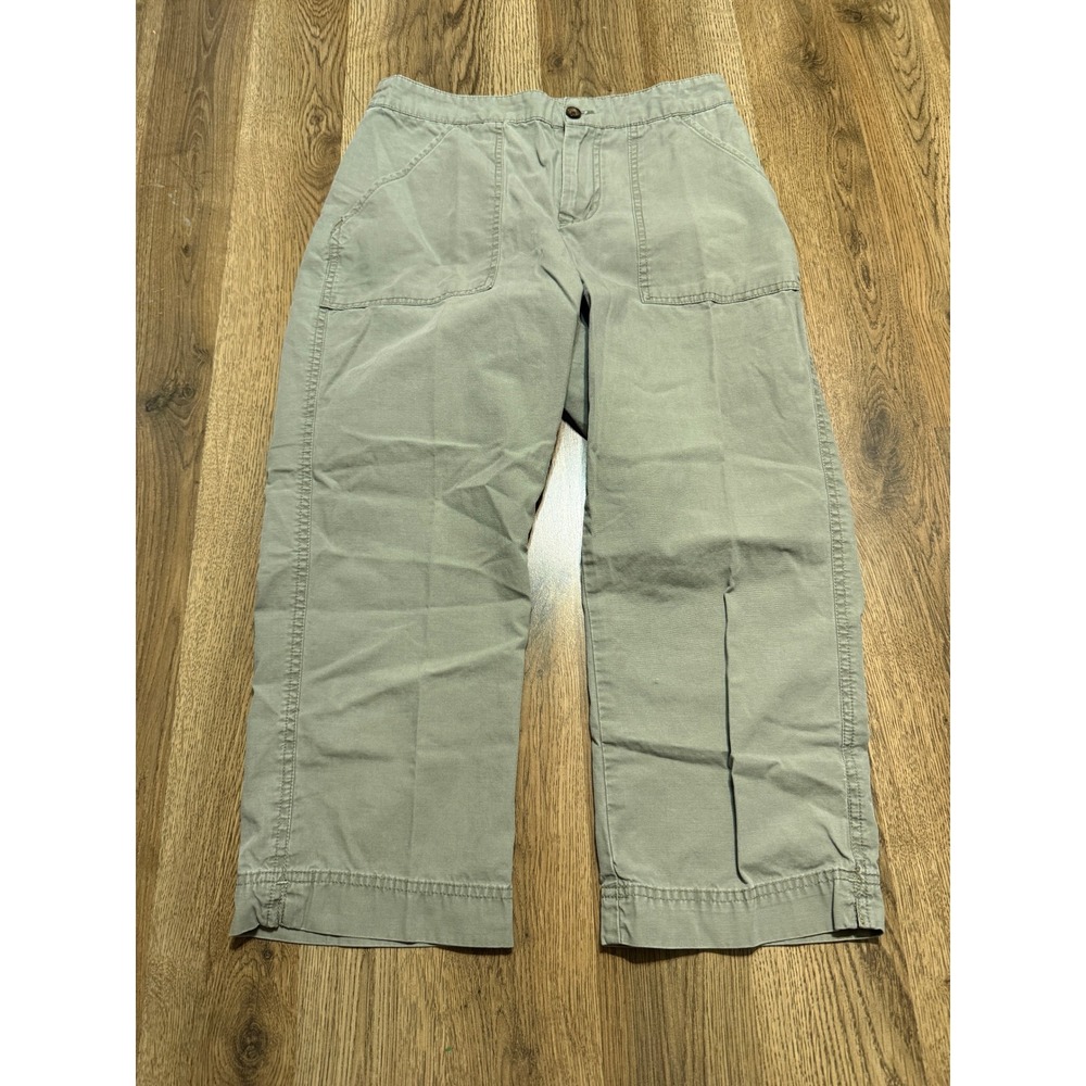 Woolrich Pants Womens Size 4 Sage Green Pants Utility Cargo Cotton